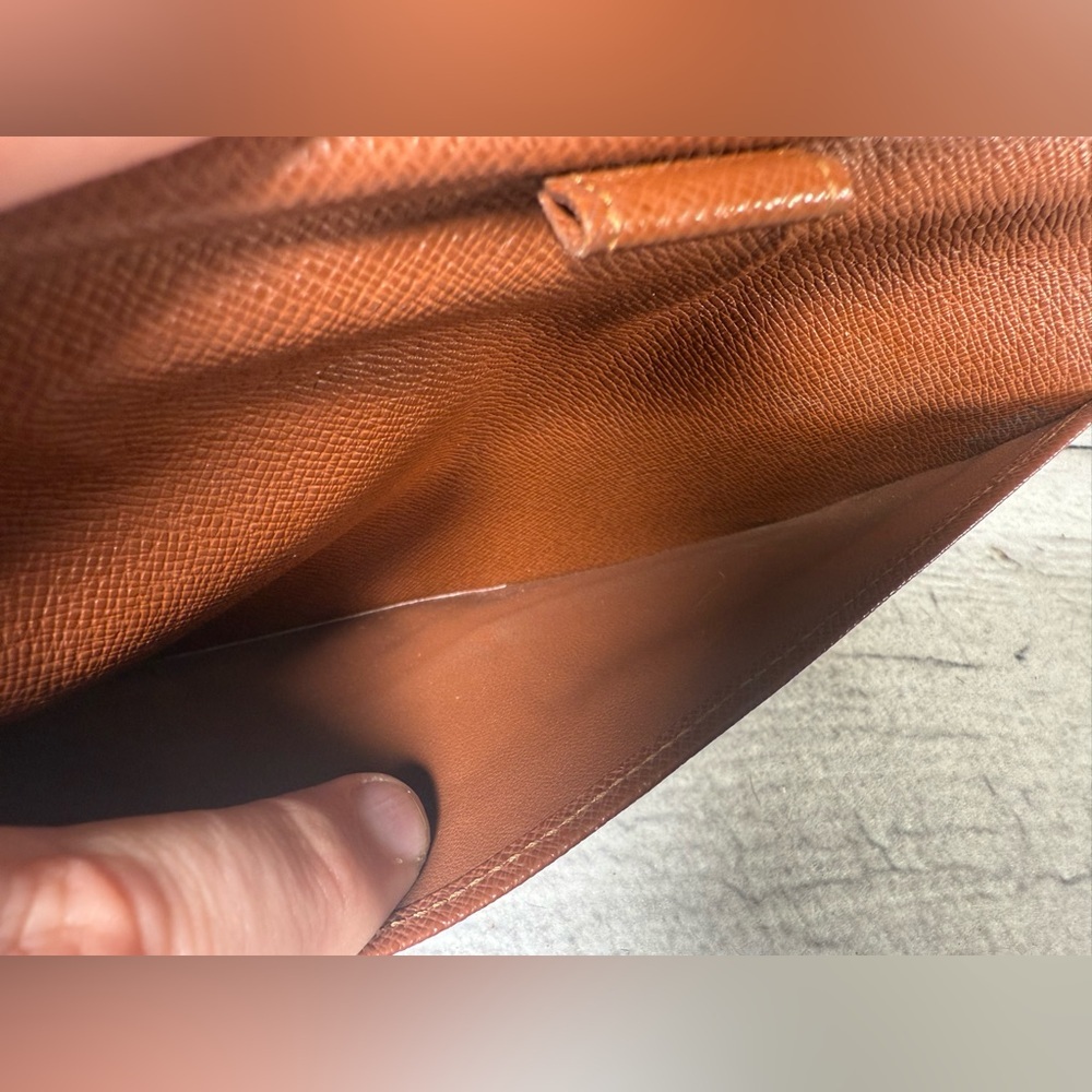 Louis Vuitton Portefeuille Sarah Long Bifold Wallet Monogram Leather Canvas - Picture 10 of 16